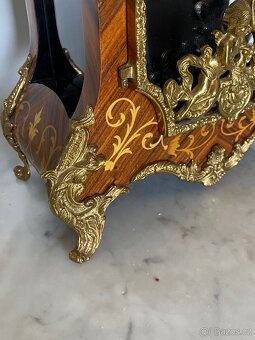 Velké stolní starožitné hodiny ve stylu A.Boulle-Tiffany - 11