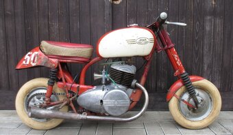 Palivová nádrž na motocykl jawa 500 OHC původní díl - 11