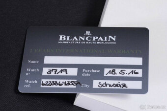 Automatické náramkové hodinky Blancpain č. 3719, s krabičkou - 11