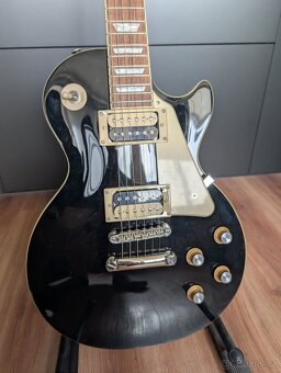 Elektrická kytara Epiphone Les Paul Classic Ebony - 11