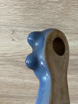 kočka keramická stará kočka figurka plastika soška socha - 11