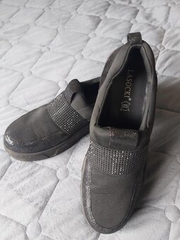 Černé dámské polobotky sneakers Arc-Bari vel 41 - 11