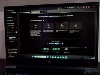 Herní Hp Victus 16,DDR5,i5-12500h,RTX 3060,PCIe 4.0,144Hz. - 11