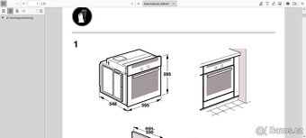 Nerezová vestavná trouba Siemens HB 650511 - 11