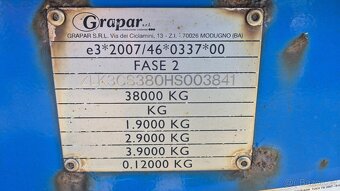 Prodám GRAPAR T3-G - Potravinářská cisterna 30 m3 - 4 komory - 11