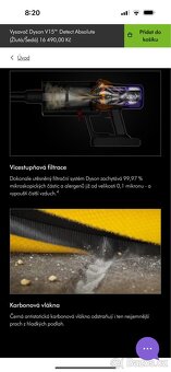 Vysavač Dyson V15™ Detect Absolute - 11