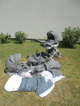 JUNAMA Impulse Eko-luxusní verze kočárku 3v1-houpací - 11