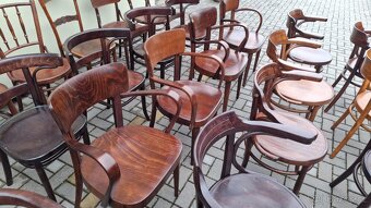 Ohýbaná křesla a židle - THONET, MUNDUS, KOHN - 11