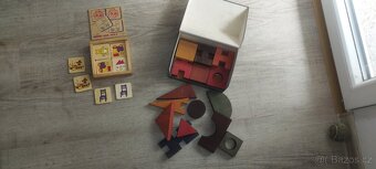 Tofa-staré dřevěné hračky-origo nepoužité - 11