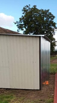 Plechová garáž 3x4m, 3x5, 4x5, 4x6, 6x5, 6x6, 2 třida. buňka - 11