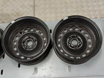 VW CADDY - 4x OCELOVÝ DISK 15“ - rozteč 5x112 - 11