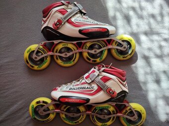 In-line KARBON RollerBlade ProBlade, kolečka 100mm, vel. 39 - 11