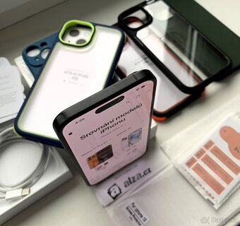 Apple Iphone 15 black 128GB + kupa příslušenství + 2r záruka - 11
