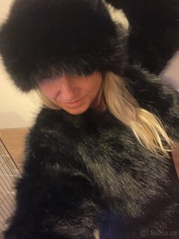 Luxusní krátký kožíšek S/M - 11