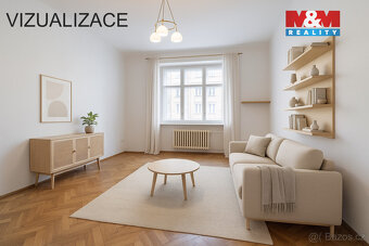 Prodej bytu 2+1, 80 m², Praha 5 - Smíchov, ul. Moulíkova - 11