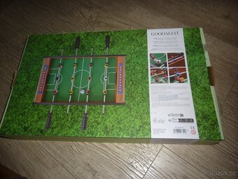 Stolní fotbálek 51 × 50 × 10 cm hnědý - 11