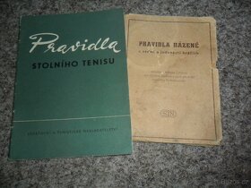 tenis René Lacoste, R.v. Fichard, házená 7/11 hráčů,odbíjená - 11