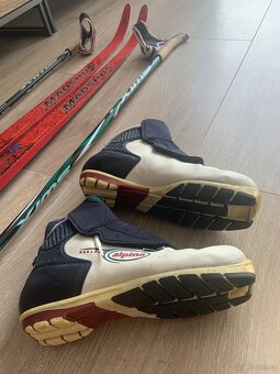 Běžky Madshus+boty+vázání+ hůlky - 11