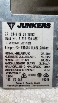 Plynová armatura Junkers ZR24-3 KE - 11