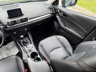 Mazda 3 sedan 2.2 skyactiv-D 110kw—2015–MANUÁL—KŮŽE—BOSE— - 11