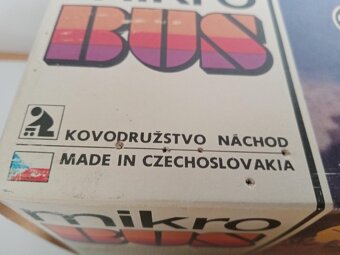 Škoda 1203 mikrobus, KDN, Kovodružstvo Náchod, stará hračka - 11