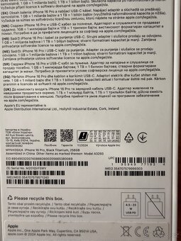 IPhone 16 Pro Black Titanium 256GB + příslušenství - 11