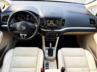 VOLKSWAGEN SHARAN 2.0TDI POLOKŮŽE,DSG,KAMERA,TAŽNÉ,BIXENONY, - 11
