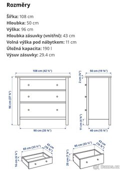 Noční stolek IKEA - Hemmes - 11