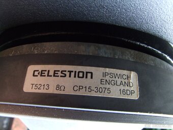 15" basový dvoucívkový repro Celestion CP15-3075 2x8 ohm - 11