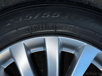 ALU kola VW 17" 7,5J ET40 pneu 235/55/R17 + rezerva - 11