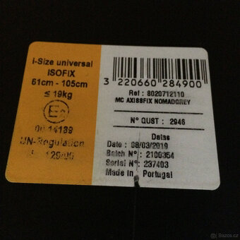 Otočná autosedačka Maxi-cosi Axissfix - 11