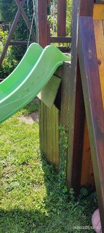 Zahradní dětské hrací centrum - lezecká stěna atd - 11