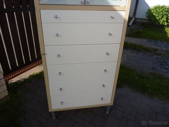 IKEA MAGIKER vitrina/úložná sestava se zásuvkami - 11