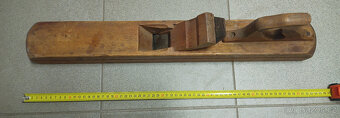 Sada historických retro dřevěných hoblíků + macek - 11
