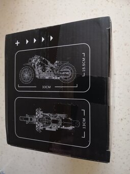 Stavebnice motocyklu Harley, kompatibilní s LEGO - 11