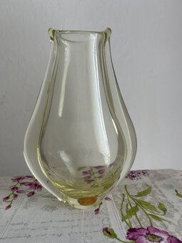 Prodám hutní sklo: vázy, mísy, popelníky - 11