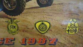Plakát Autmotoklub Ouběnice 1987 - závod tříkolek - 11
