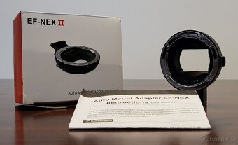 Redukce / adaptér EF-NEX / Canon EF(EF-S) - Sony E-mount - 11
