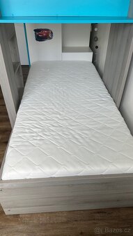 Patrová postel pro kluky + 2 matrace – TOP STAV - 11