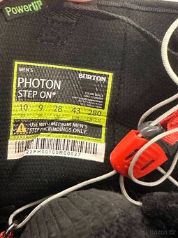 Prodám Burton Step On boty + vázání - 11