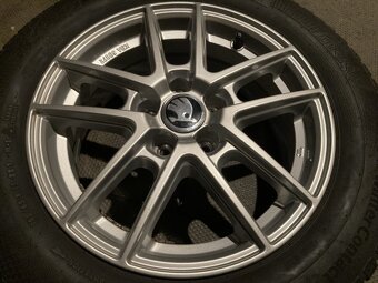 Alu kola ŠKODA FABIA 4 15" 5x100 zimní CONTINENTAL 185/65R1 - 11