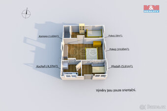 Pronájem chaty, 52 m², Vranov - 11