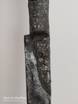 Osmanský Yatagan Turecko/Balkán zdobený stříbrem cca 1840 - 11