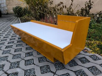 Retro toaletní stolek s opaxitovým sklem, 60. léta - 11