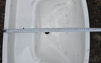 Porcelánové nové umyvadlo, starý typ, šířka 60 cm - 11