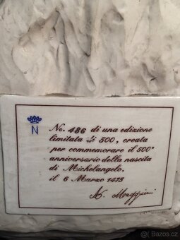 socha Michelangelo obří limitovaná Maggioni - 11