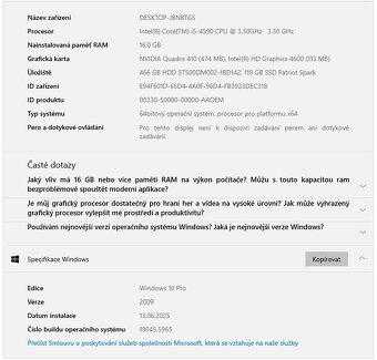 HP EliteDesk 800 G1, i5-4590, 16GB, SSD ,HDD, Nvidia, W10#15 - 11