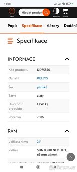 Horské kolo specifikace na foto - 11