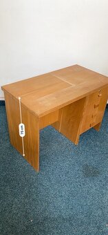 Dřevěný psací stůl s šuplíky + IKEA židle Gregor - 11
