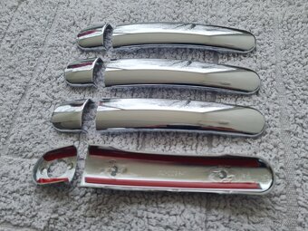 Chromové krytky klučiek ŠKODA VW SEAT - 11